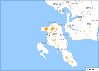 map of Bunuaya