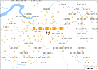 map of Bunubor Brikama