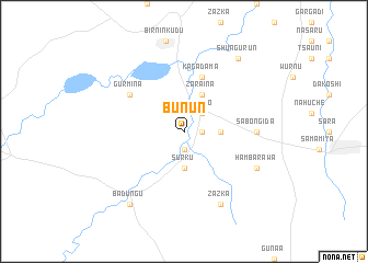 map of Bunun