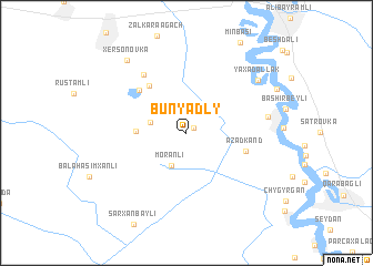 map of Bunyadly