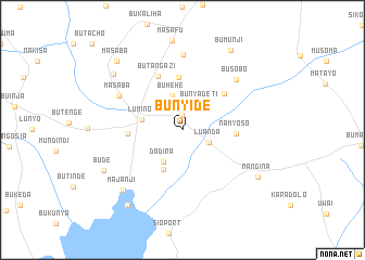 map of Bunyide