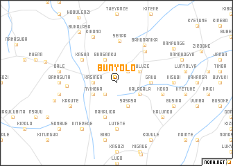 map of Bunyolo