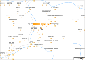 map of Bū ol Qalam