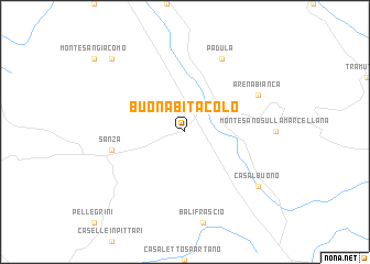 map of Buonabitacolo