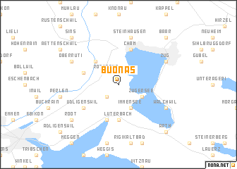 map of Buonas