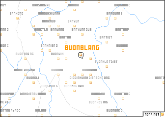 map of Buôn Blang