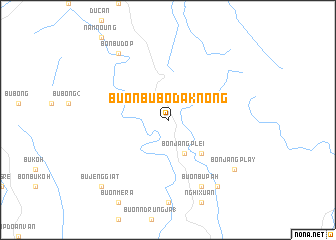 map of Buôn Bubơ Ðak Nông