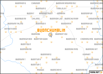 map of Buôn Chư Mblim