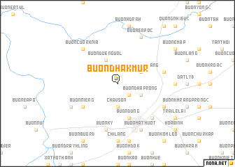 map of Buôn Dhă Kmŭr