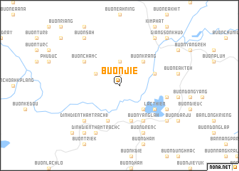 map of Buôn Jie