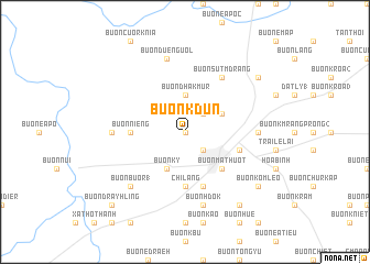 map of Buôn Kdŭn
