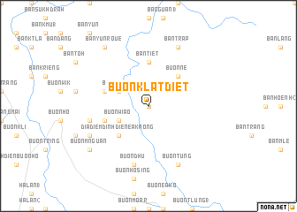 map of Buôn Klat Ðiêt