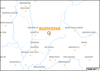 map of Buôn Konho