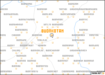 map of Buôn Kô Tam