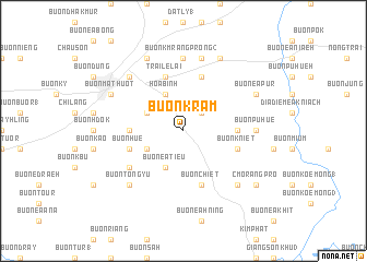 map of Buôn Kram