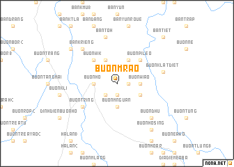 map of Buôn M\