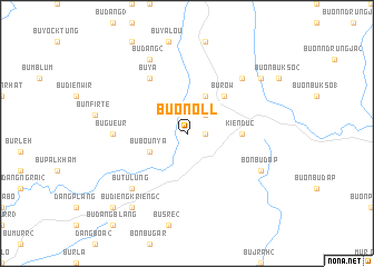 map of Buôn Oll