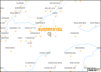 map of Buôn Proyou