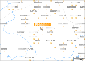 map of Buôn Riăng