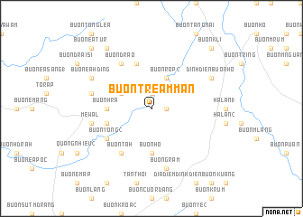 map of Buôn Trêa Mmăn