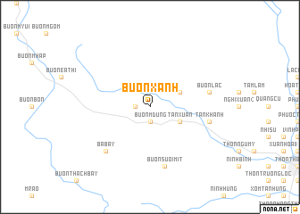 map of Buôn Xanh