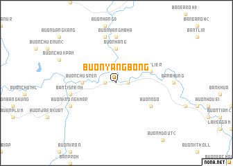 map of Buôn Yang Bông