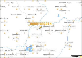 map of Buôn Yang Reh