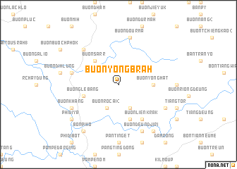 map of Buôn Yông Brah