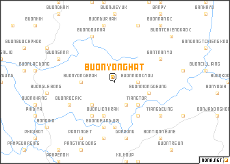map of Buôn Yong Hat