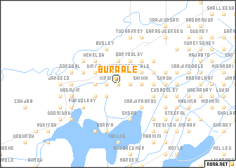 map of Buraale