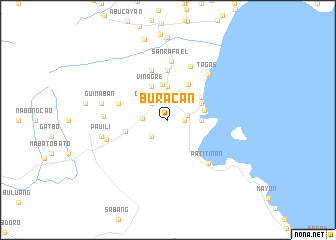 map of Buracan