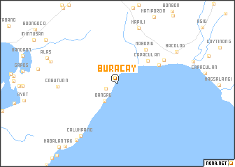 map of Buracay