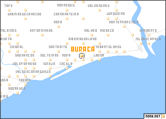 map of Buraca