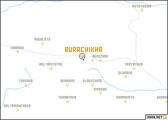 map of Burachikha