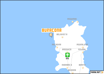 map of Buracona