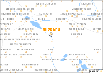 map of Buradów