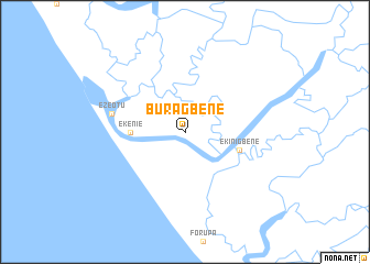 map of Buragbene