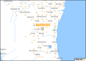 map of Burakan