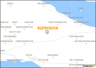 map of Burakovka