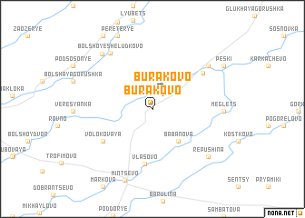 map of Burakovo