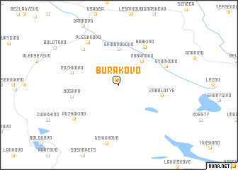 map of Burakovo