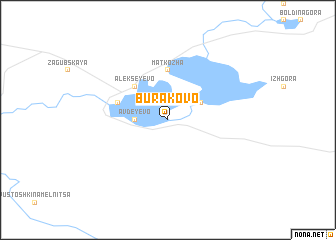 map of Burakovo