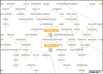 map of Burama