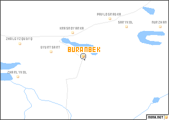 map of (( Buranbek ))