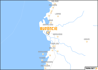 map of Burancie