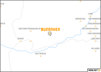 map of Buranhém