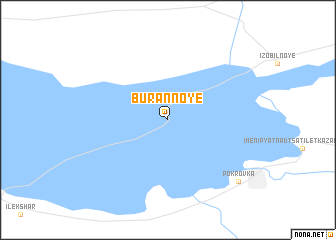 map of Burannoye