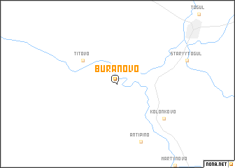 map of Buranovo