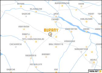 map of Burany