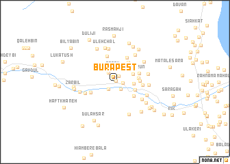 map of Būrā Pest